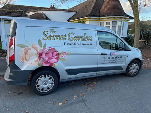 The Secret Garden Florest Folkestone Delivery Van 4