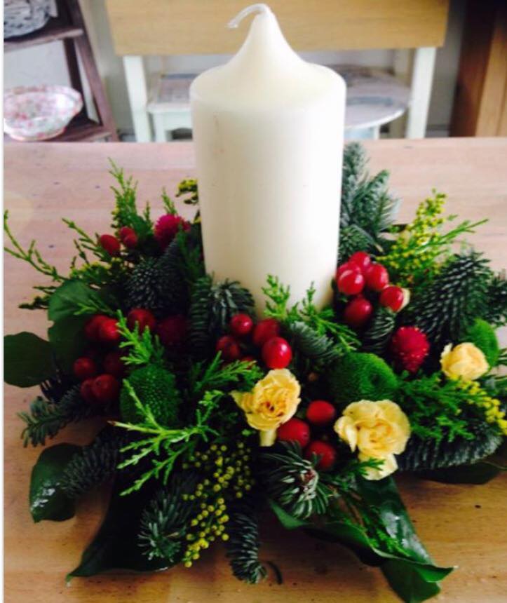 Wreath Candle