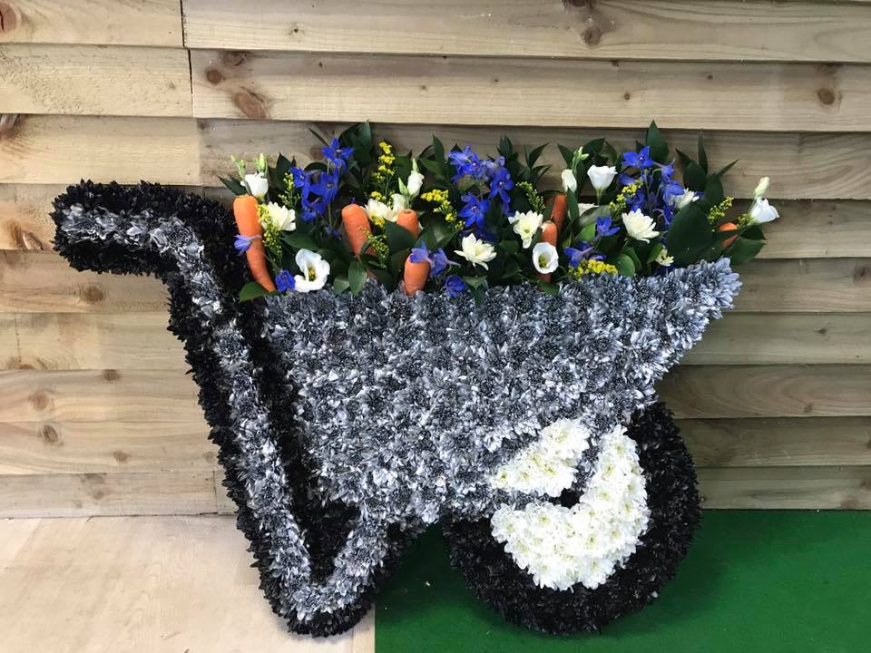 Wreath Wheelbarrow